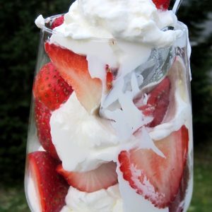 Fresas en Chantilly